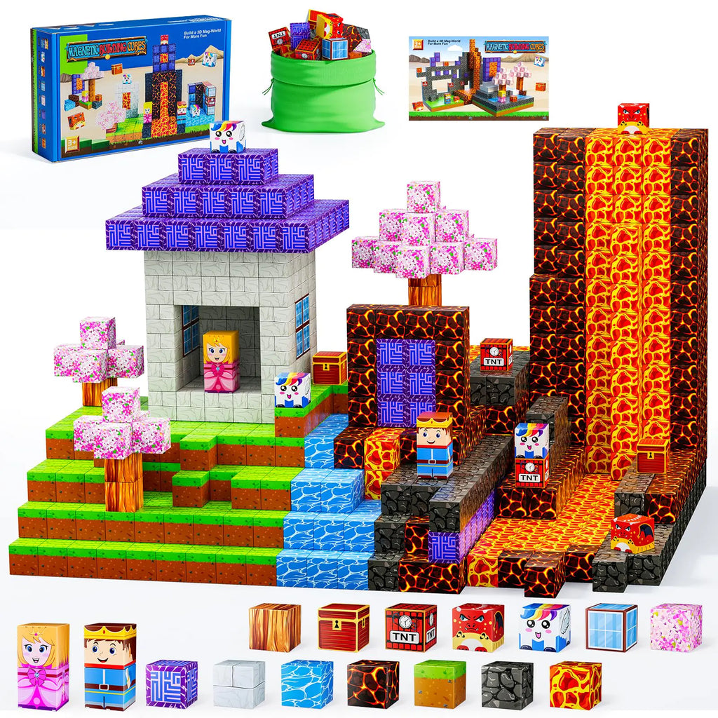 Magnetic Blocks - Build Magnet World